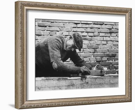 Polish Carpenter in Zakopano-Paul Schutzer-Framed Photographic Print