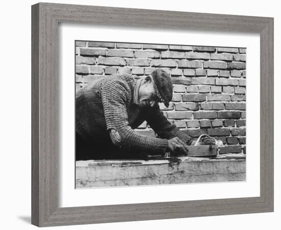 Polish Carpenter in Zakopano-Paul Schutzer-Framed Photographic Print