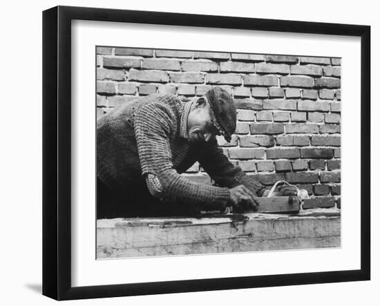 Polish Carpenter in Zakopano-Paul Schutzer-Framed Photographic Print