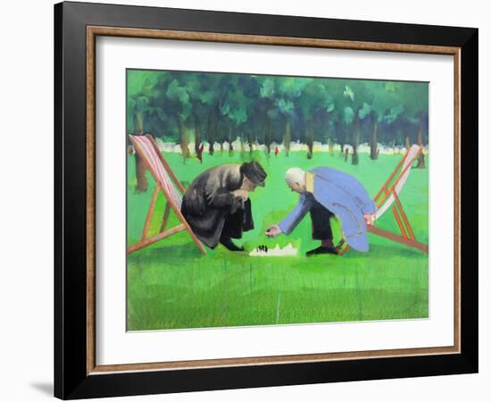 Polish Chess Players-Paul Powis-Framed Giclee Print