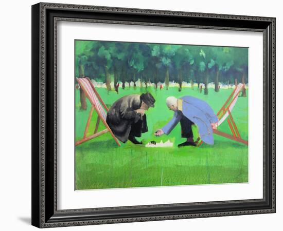 Polish Chess Players-Paul Powis-Framed Giclee Print