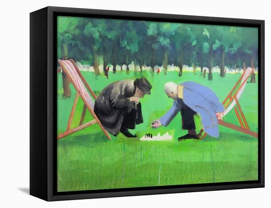 Polish Chess Players-Paul Powis-Framed Premier Image Canvas