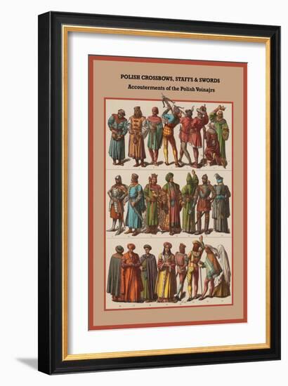 Polish Crossbows, Staffs and Swords-Friedrich Hottenroth-Framed Art Print