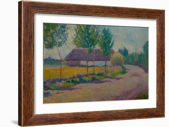 Polish Landscape, 1901 (Oil on Canvas)-Robert Polhill Bevan-Framed Giclee Print