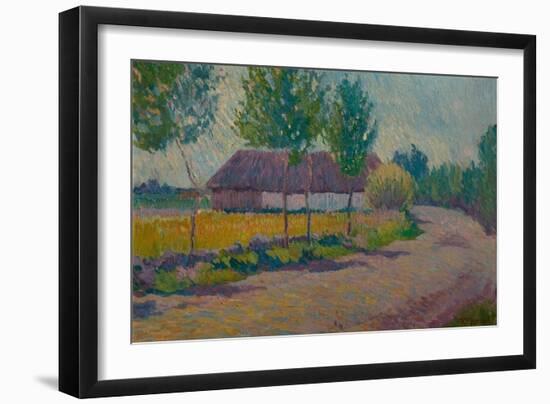 Polish Landscape, 1901 (Oil on Canvas)-Robert Polhill Bevan-Framed Giclee Print