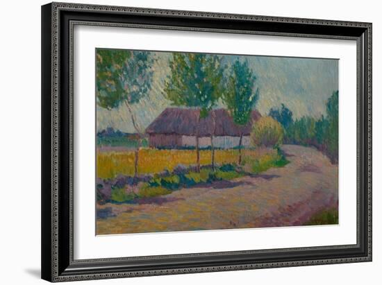 Polish Landscape, 1901 (Oil on Canvas)-Robert Polhill Bevan-Framed Giclee Print