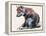 Polish Wolf Pup, 2001-Mark Adlington-Framed Premier Image Canvas