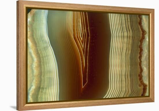 Polished Slice of Agate-Vaughan Fleming-Framed Premier Image Canvas