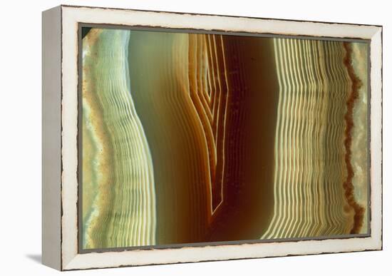 Polished Slice of Agate-Vaughan Fleming-Framed Premier Image Canvas