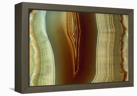 Polished Slice of Agate-Vaughan Fleming-Framed Premier Image Canvas