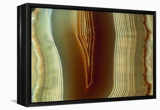 Polished Slice of Agate-Vaughan Fleming-Framed Premier Image Canvas