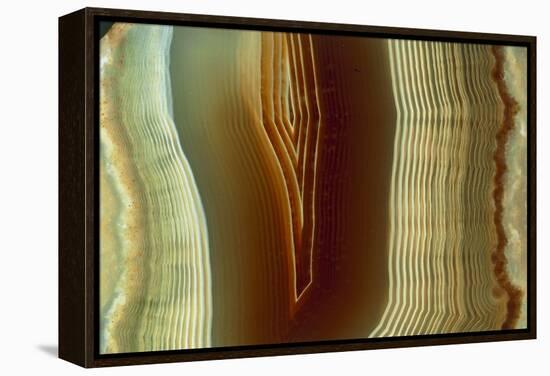 Polished Slice of Agate-Vaughan Fleming-Framed Premier Image Canvas