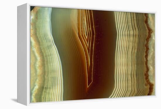 Polished Slice of Agate-Vaughan Fleming-Framed Premier Image Canvas