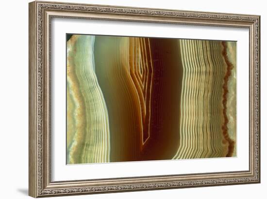 Polished Slice of Agate-Vaughan Fleming-Framed Photographic Print