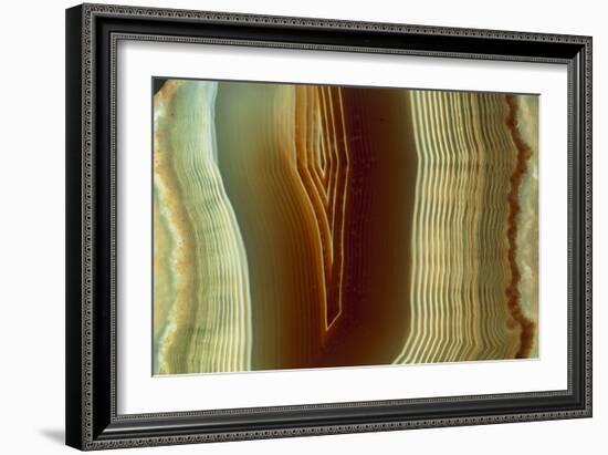 Polished Slice of Agate-Vaughan Fleming-Framed Photographic Print