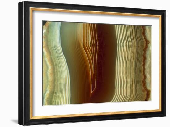 Polished Slice of Agate-Vaughan Fleming-Framed Photographic Print