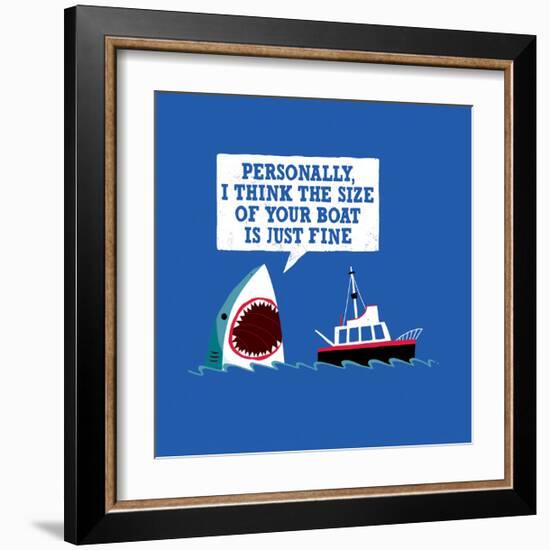 Polite Jaws-Michael Buxton-Framed Premium Giclee Print