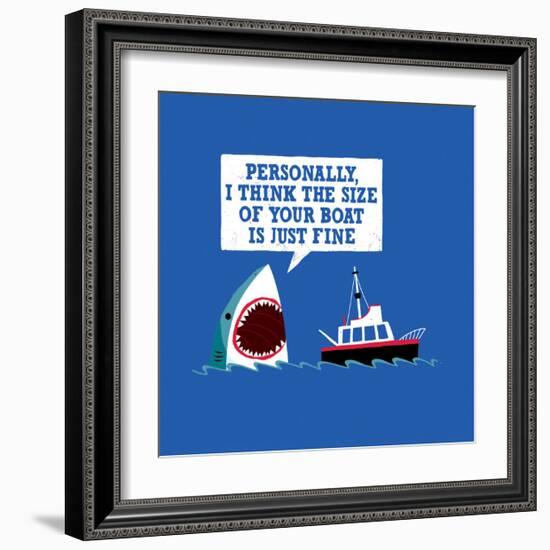 Polite Jaws-Michael Buxton-Framed Premium Giclee Print