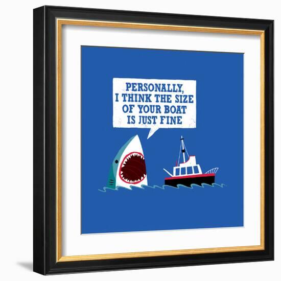 Polite Jaws-Michael Buxton-Framed Premium Giclee Print