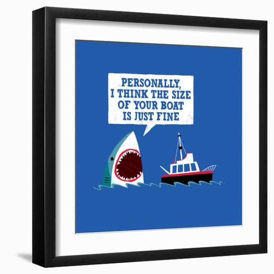 Polite Jaws-Michael Buxton-Framed Premium Giclee Print