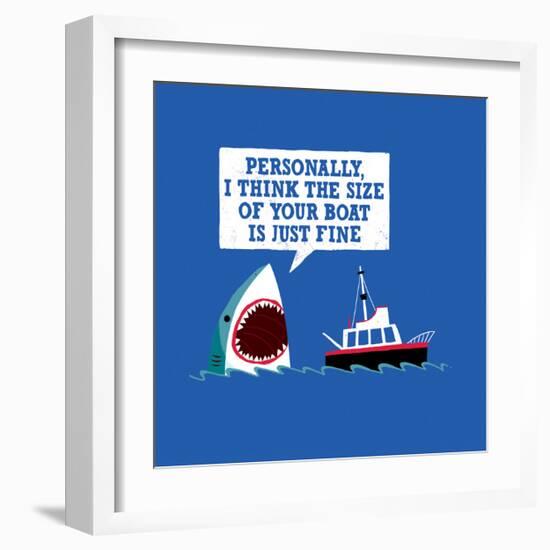 Polite Jaws-Michael Buxton-Framed Premium Giclee Print