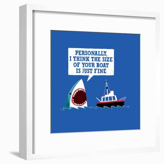 Polite Jaws-Michael Buxton-Framed Art Print