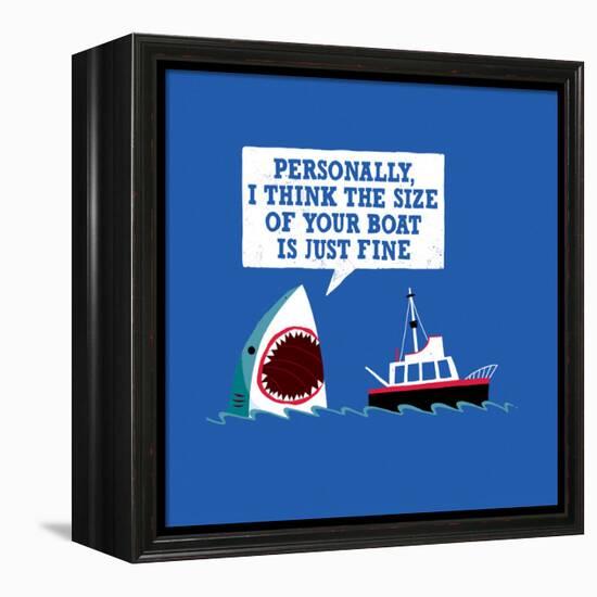 Polite Jaws-Michael Buxton-Framed Stretched Canvas