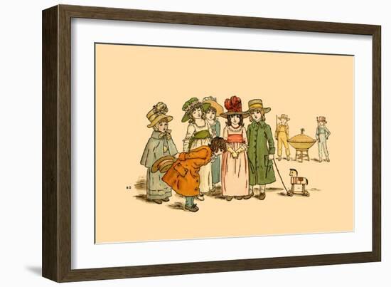 Polite Manners-Kate Greenaway-Framed Art Print