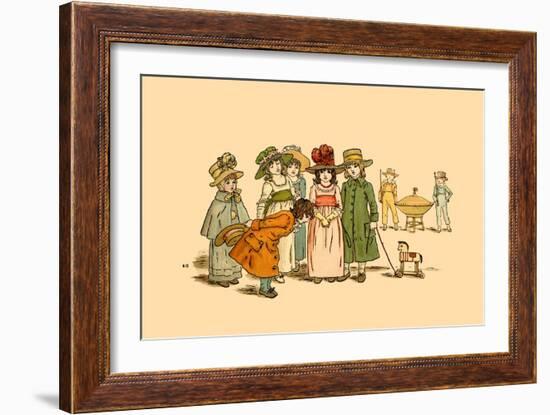 Polite Manners-Kate Greenaway-Framed Art Print