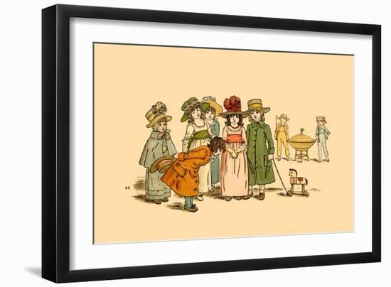 Polite Manners-Kate Greenaway-Framed Art Print