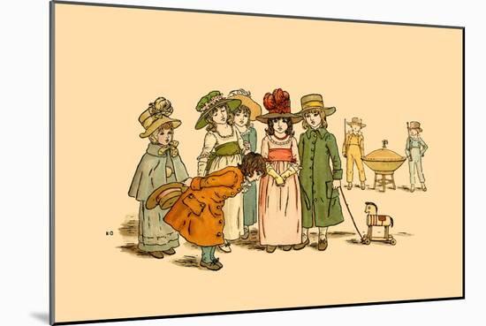 Polite Manners-Kate Greenaway-Mounted Art Print