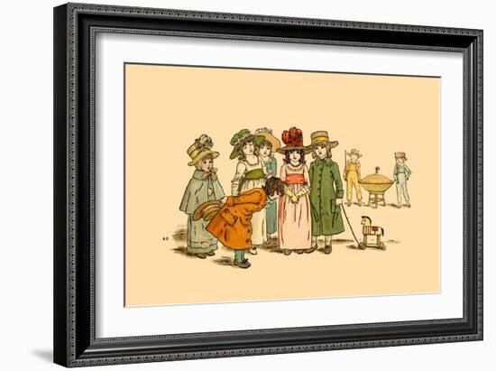 Polite Manners-Kate Greenaway-Framed Art Print