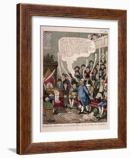 Political Candour - I.E. Coalition Resolutions of June 14th 1805-James Gillray-Framed Giclee Print