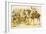 Political Cartoon of the Arrival of Emile Loubet in the United Kingdom-null-Framed Giclee Print