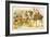 Political Cartoon of the Arrival of Emile Loubet in the United Kingdom-null-Framed Giclee Print