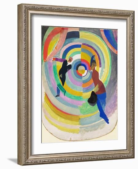 Political Drama, 1914-Robert Delaunay-Framed Art Print