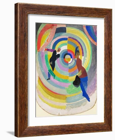 Political Drama, 1914-Robert Delaunay-Framed Art Print