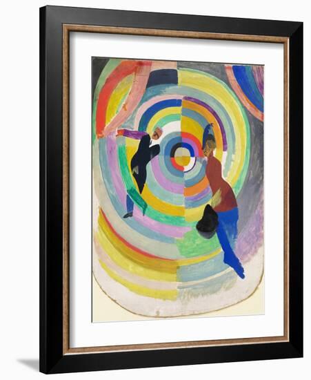 Political Drama, 1914-Robert Delaunay-Framed Art Print