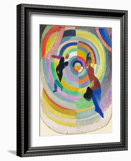 Political Drama, 1914-Robert Delaunay-Framed Art Print