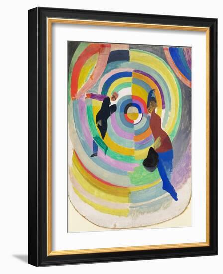 Political Drama, 1914-Robert Delaunay-Framed Art Print