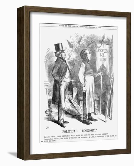 Political Economy, 1866-John Tenniel-Framed Giclee Print