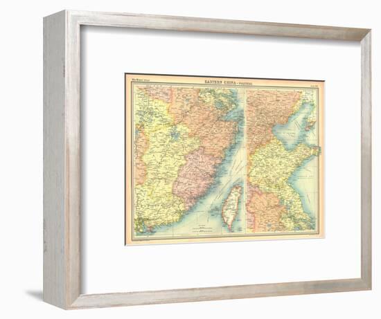 Political map of Eastern China-Unknown-Framed Giclee Print