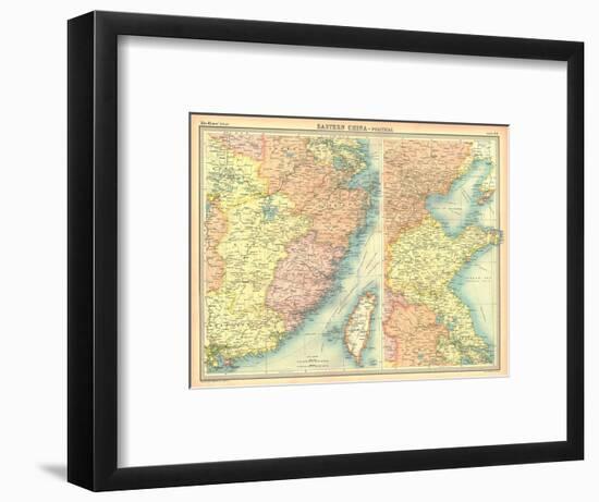 Political map of Eastern China-Unknown-Framed Giclee Print