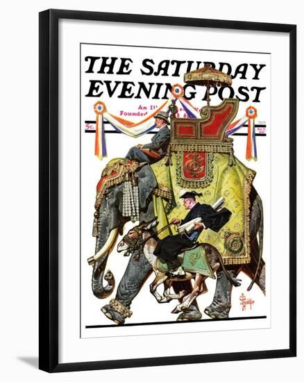 "Political Party Symbols," Saturday Evening Post Cover, October 17, 1936-Joseph Christian Leyendecker-Framed Giclee Print