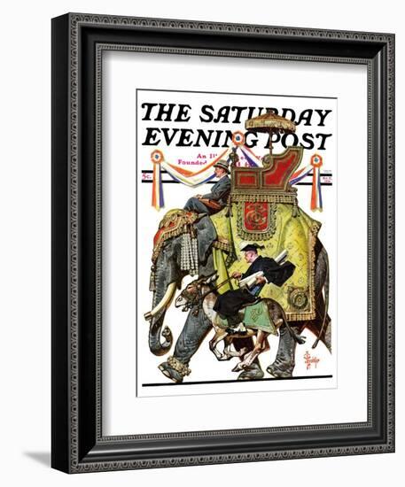 "Political Party Symbols," Saturday Evening Post Cover, October 17, 1936-Joseph Christian Leyendecker-Framed Giclee Print