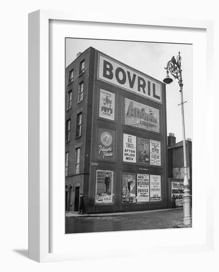 Political Posters Covering the Wall of a Building-Tony Linck-Framed Photographic Print