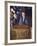 Politician Richard Nixon Waving From Platform at Republican National Convention-John Dominis-Framed Photographic Print