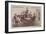 Politicians Enjoying Drinks around the Table-American School-Framed Giclee Print