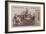 Politicians Enjoying Drinks around the Table-American School-Framed Giclee Print