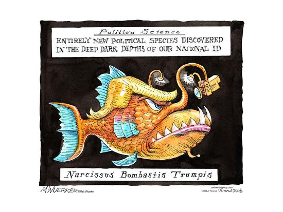 Avoir Images Politico Science Narcissus Bombastis Trumpis Art Print By Matt le plus cool salutations